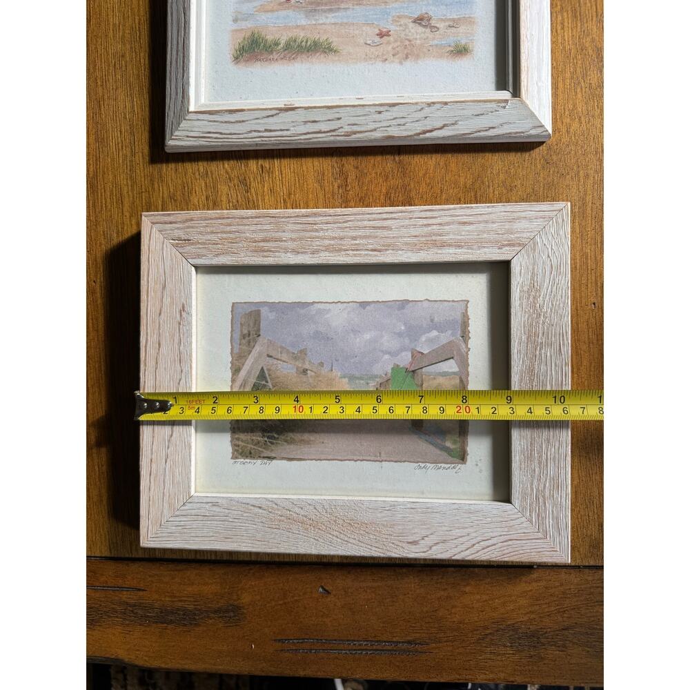 Set of 2 Coastal Beach Framed Prints Barbara Fleri Judy Mandolf - Picture 8 of 9
